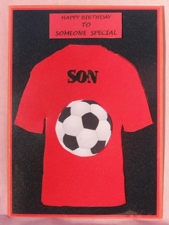 Match of the Day 2 ==5x7 Card by Susan Smith