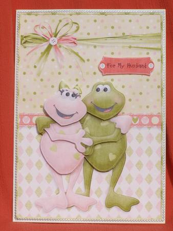Toadally Yours Anniversary Card Front by Susan Smith