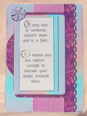 Being Nice 5x7 by Susan Smith