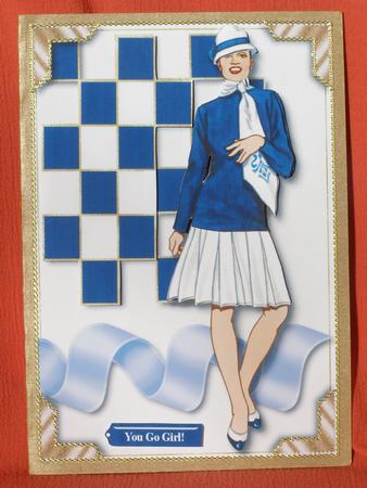 You Go Girl - Card Front by Susan Smith