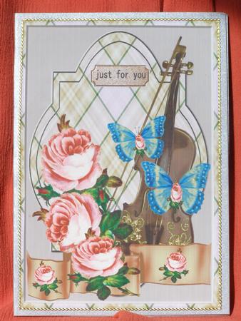 Music and Antique Vintage Roses by Susan Smith