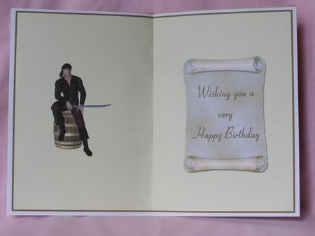 Male Birthday Cardmaking Insert by Susan Smith
