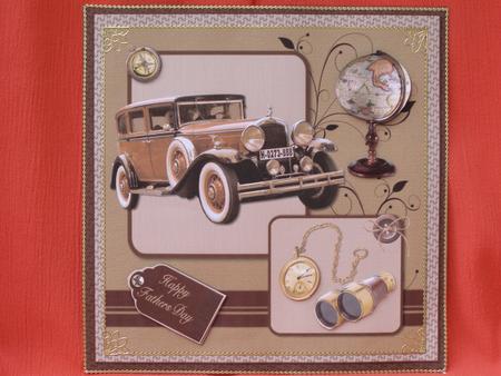 8x8 Vintage Car for Dad by Susan Smith