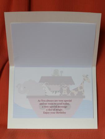 Baby Boy Birthday Arc Insert by Susan Smith