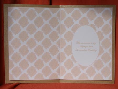 Stunning Orange Bloom Insert & Verse by Susan Smith