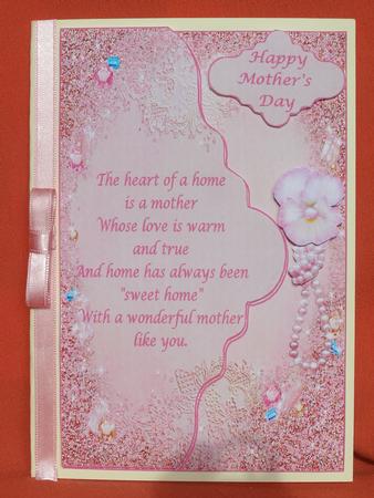 Pretty Birthday/mother's Day Envelope Card Front by Susan Smith
