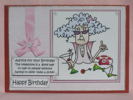 Stella Has Some Advice for Your Birthday Quick Card by Susan Smith