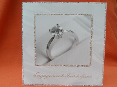 Diamond Ring Engagement Invitation by Susan Smith