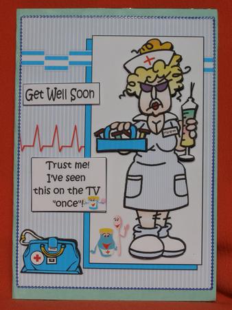 Nurse Margret Get Well Soon Humourus by Susan Smith