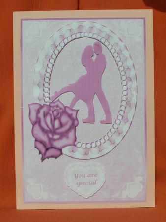 Romantic Special Couple Decoupage Topper by Susan Smith