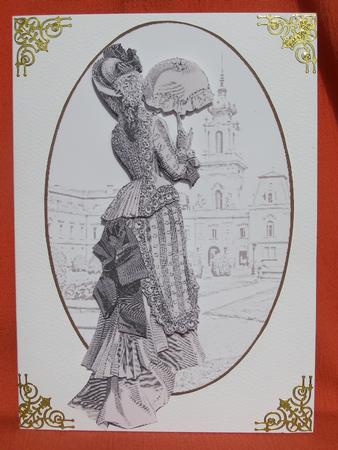 Victoriana Fashions in Sepia #5 by Susan Smith