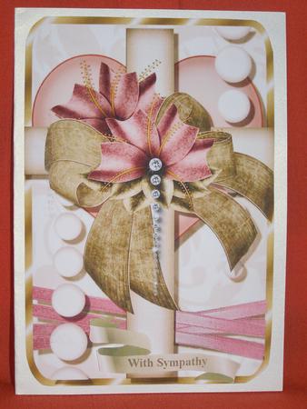 Easter or Sympathy Cross Topper by Susan Smith
