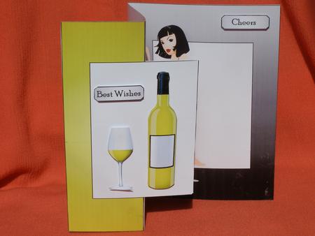 Drinking Partners Folded Card by Susan Smith