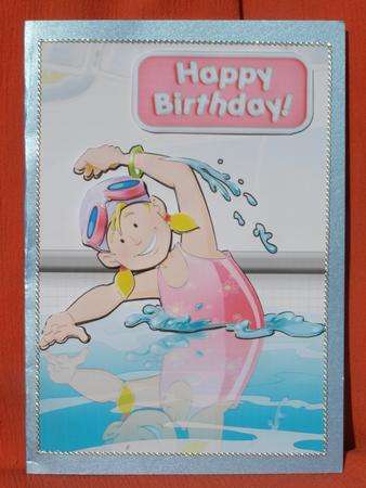 Cute Swimmer Girl by Susan Smith