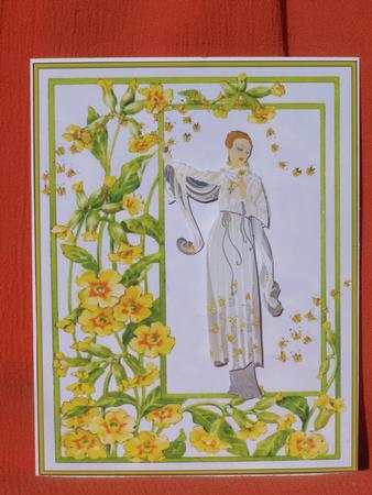 Art Deco Butterfly Lady by Susan Smith