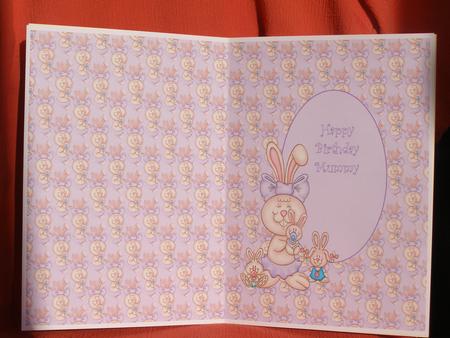 Happy Birthday Mummy Insert by Susan Smith