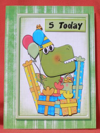 Birthday Croc with Birthday Presents by Susan Smith