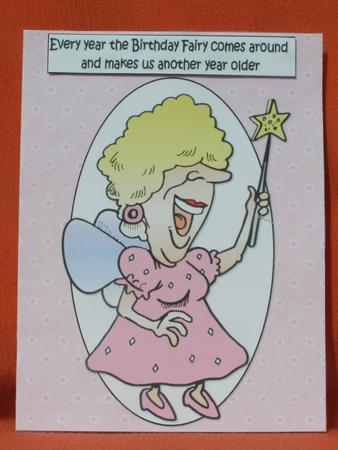 The Birthday Fairy Inside and Out Topper by Susan Smith