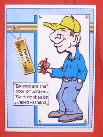 Vince is Poor of Pocket Fathers Day by Susan Smith