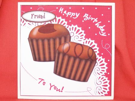 Chocolate Birthday Quick Card N 3D Decoupage by Susan Smith