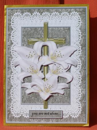 You Are Not Alone - sympathy Card by Susan Smith
