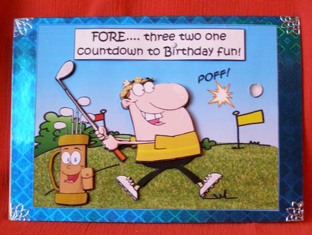 Golfing Birthday Fun by Susan Smith