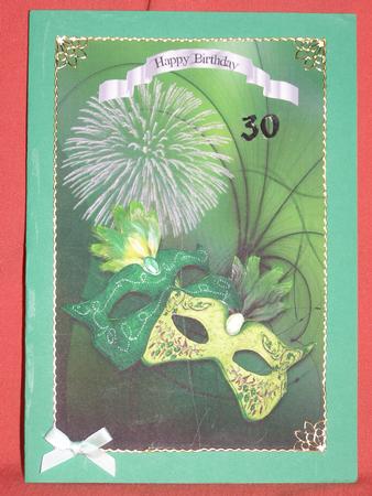 Green Masks Birthday by Susan Smith