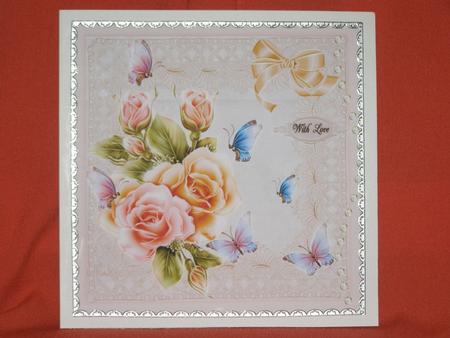 Cream Lace and Butterflies by Susan Smith