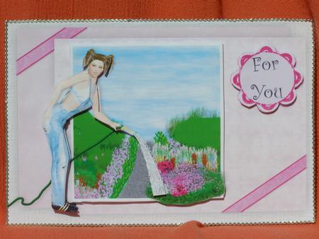 Flower Garden All Occasions Card by Susan Smith