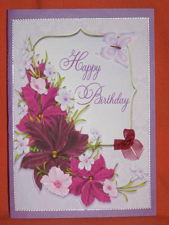 Birthday Flower Flourish by Susan Smith