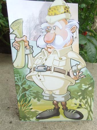 Old Explorer Dude Shaped. by Susan Smith
