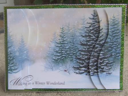 Walking in Winter Swirvey Side Stacker by Susan Smith