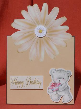 Yellow Daisy Over the Edge Card by Susan Smith