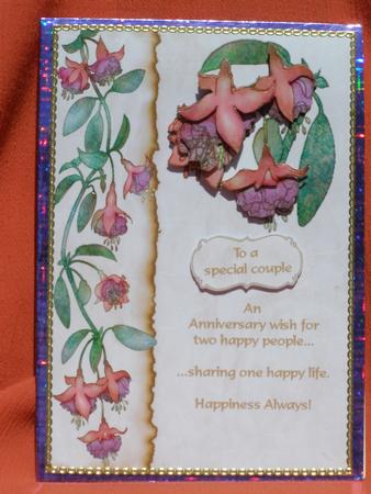 Anniversary Fuschias by Susan Smith