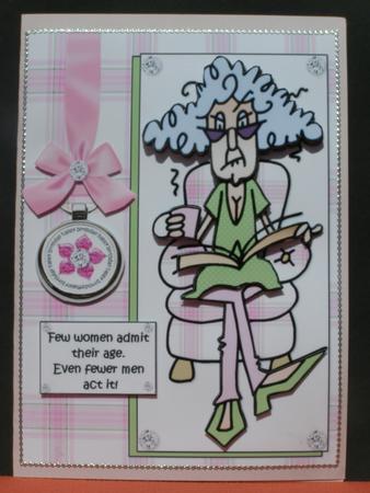 Stella Admits Her Age Quick Card by Susan Smith