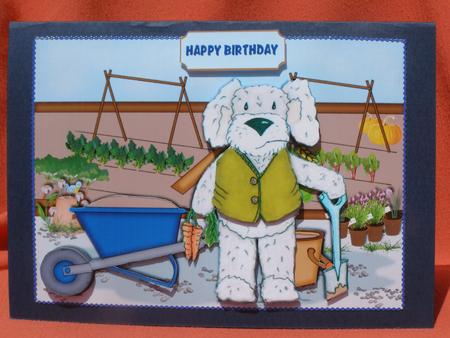 Allotment Dog by Susan Smith