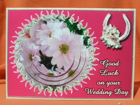 Wedding Horse Shoe Best Wishes by Susan Smith