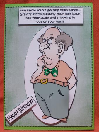 Joe Knows He's Getting Older Quick Card by Susan Smith