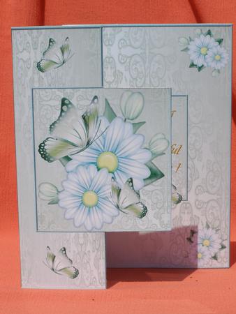 Fold Back Floral Card by Susan Smith