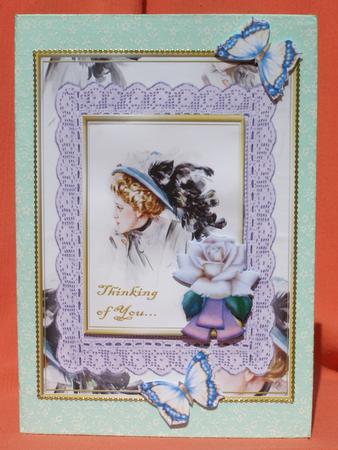 Vintage Lady Thinking of You -  by Susan Smith