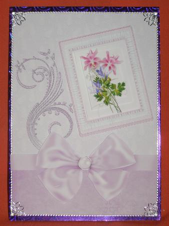 The Campanula Bells in Lace Frame by Susan Smith