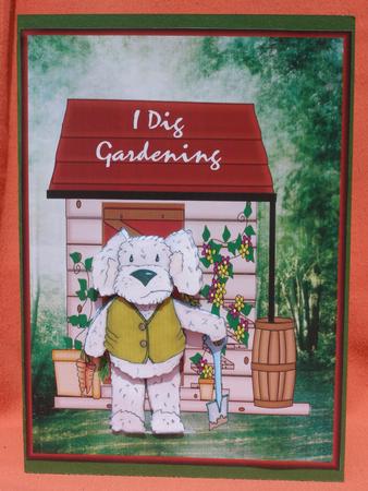 I Dig Gardening for Birthday or Fathers Day by Susan Smith