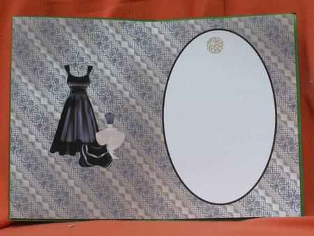 Black Lace on Gold with Accessories Is by Susan Smith