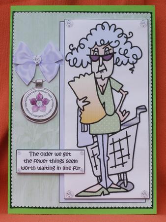 Stella is Waiting in Line Quick Card by Susan Smith