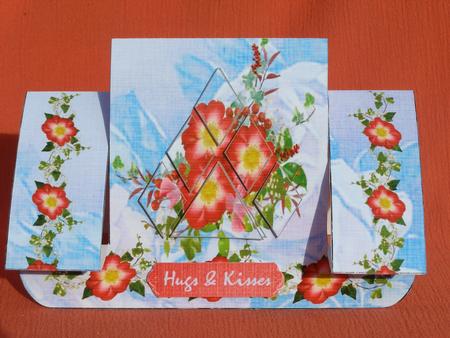 Rosa Dortmund Centre Stepper with Easy Decoupage Panel by Susan Smith