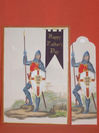 Ye Olde Knight Father's Day Bookmark Card by Susan Smith