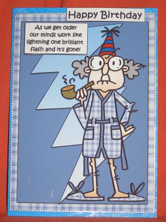 Gus's Mind is Like Lightning Quick Card by Susan Smith