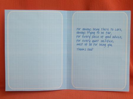 Fathers Day Insert by Susan Smith