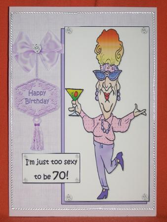 Edna is Sexy at 70 Quick Card by Susan Smith