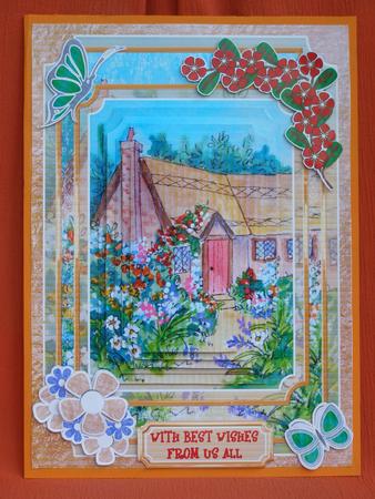 Thatched Cottage A4 Card Kit by Susan Smith